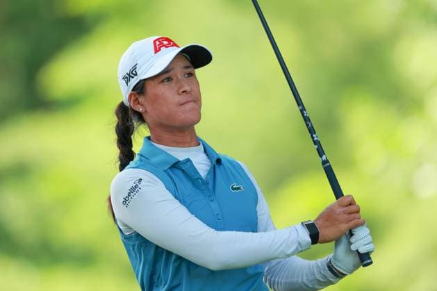 Meijer LPGA, Golf Damen Classic for Simply Give BELMONT, MICHIGAN - JUNE 14: Celine Boutier of France looks from the 16th tee during the third round of the Meijer LPGA Classic for Simply Give golf tournament at Blythefield Country Club in Belmont, MI, USA Saturday, June 14, 2025. Belmont Michigan United States  Copyright: xAmyxLemusx originalFilename:lemus-meijerlp250614_npKxw.jpg