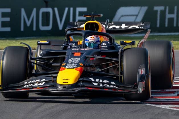 MONTREAL, CANADA: Max Verstappen, racing for the Red Bull Racing team during the 2025 Formula 1 Canadian Grand Prix at the Circuit Gilles Villeneuve in Montreal, Canada