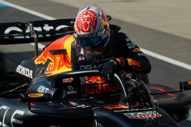 MOTORI - Formula 1 - Pirelli Grand Prix du Canada 2025 - Qualifying Max Verstappen (NED), Oracle Red Bull Racing, 1, finishes second in qualifying during Pirelli Grand Prix du Canada 2025 - Qualifying, Formula 1 Championship in Montreal, Canada, June 14 2025 Montreal Canada  Copyright: xIPAxSport ABACAx