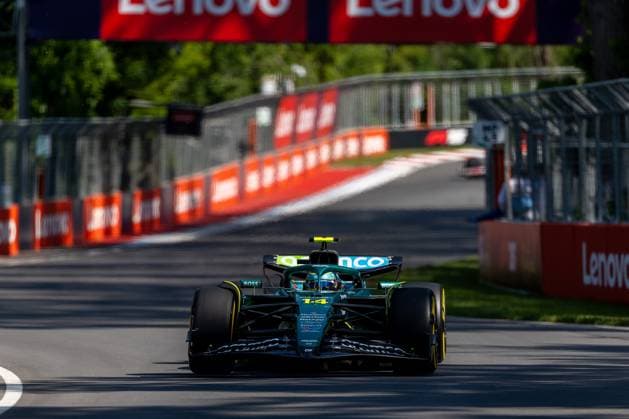 Fernando Alonso Aston Martin Aramco Formula One Team, Spain, 14 in AMR25, CAN, Formula 1 World Championship, Canadian Grand Prix, Circuit Gilles Villeneuve, Qualifying, 2025 season, 14 06 2025 CAN, Formula 1 World Championship, Canadian Grand Prix, Circuit Gilles Villeneuve, Qualifying, 2025 season, 14 06 2025 Montreal Copyright: xEibner-Pressefoto MarcelxFischerx EP_MFI