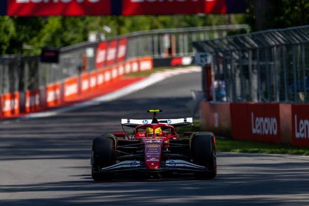 Lewis Hamilton Scuderia Ferrari HP F1 Team, Great Britain, 44 in SF 25, CAN, Formula 1 World Championship, Canadian Grand Prix, Circuit Gilles Villeneuve, Qualifying, 2025 season, 14 06 2025 CAN, Formula 1 World Championship, Canadian Grand Prix, Circuit Gilles Villeneuve, Qualifying, 2025 season, 14 06 2025 Montreal Copyright: xEibner-Pressefoto MarcelxFischerx EP_MFI