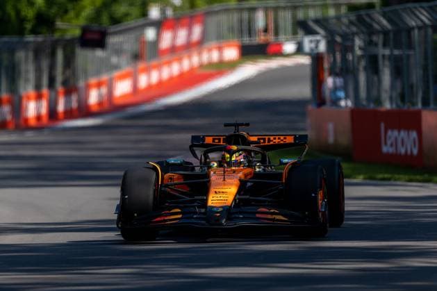 Oscar Piastri McLaren Formula 1 Team, Australia 81 in MCL39, CAN, Formula 1 World Championship, Canadian Grand Prix, Circuit Gilles Villeneuve, Qualifying, 2025 season, 14 06 2025 CAN, Formula 1 World Championship, Canadian Grand Prix, Circuit Gilles Villeneuve, Qualifying, 2025 season, 14 06 2025 Montreal Copyright: xEibner-Pressefoto MarcelxFischerx EP_MFI