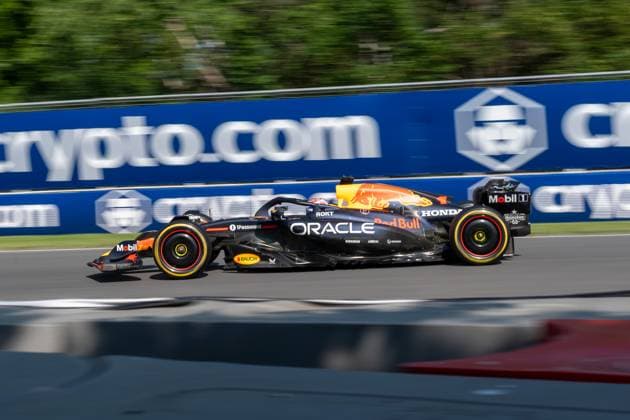 Max Verstappen Oracle Red Bull Racing, Netherlands, 01 in RB21, CAN, Formula 1 World Championship, Canadian Grand Prix, Circuit Gilles Villeneuve, Qualifying, 2025 season, 14 06 2025 CAN, Formula 1 World Championship, Canadian Grand Prix, Circuit Gilles Villeneuve, Qualifying, 2025 season, 14 06 2025 Montreal Copyright: xEibner-Pressefoto MarcelxFischerx EP_MFI