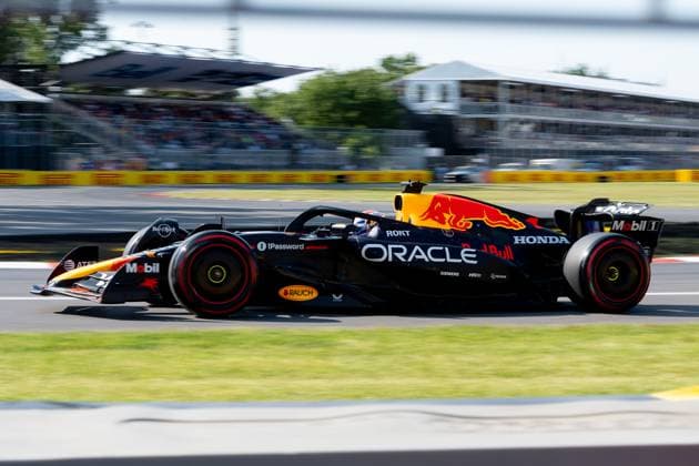 Max Verstappen Oracle Red Bull Racing, Netherlands, 01 in RB21, CAN, Formula 1 World Championship, Canadian Grand Prix, Circuit Gilles Villeneuve, Qualifying, 2025 season, 14 06 2025 CAN, Formula 1 World Championship, Canadian Grand Prix, Circuit Gilles Villeneuve, Qualifying, 2025 season, 14 06 2025 Montreal Copyright: xEibner-Pressefoto MarcelxFischerx EP_MFI
