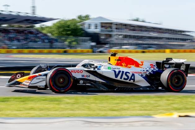 Isack Hadjar Visa Cash App Racing Bulls F1 Team, France, 06 in VCARB 02, CAN, Formula 1 World Championship, Canadian Grand Prix, Circuit Gilles Villeneuve, Qualifying, 2025 season, 14 06 2025 CAN, Formula 1 World Championship, Canadian Grand Prix, Circuit Gilles Villeneuve, Qualifying, 2025 season, 14 06 2025 Montreal Copyright: xEibner-Pressefoto MarcelxFischerx EP_MFI