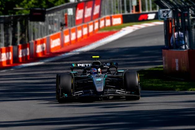 Kimi Antonelli Mercedes AMG Petronas F1 Team, Italy, 12 in W16, CAN, Formula 1 World Championship, Canadian Grand Prix, Circuit Gilles Villeneuve, Qualifying, 2025 season, 14 06 2025 CAN, Formula 1 World Championship, Canadian Grand Prix, Circuit Gilles Villeneuve, Qualifying, 2025 season, 14 06 2025 Montreal Copyright: xEibner-Pressefoto MarcelxFischerx EP_MFI