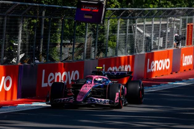 Franco Colapinto BWT Alpine Formula One Team, Argentina, 43 in A525, CAN, Formula 1 World Championship, Canadian Grand Prix, Circuit Gilles Villeneuve, Qualifying, 2025 season, 14 06 2025 CAN, Formula 1 World Championship, Canadian Grand Prix, Circuit Gilles Villeneuve, Qualifying, 2025 season, 14 06 2025 Montreal Copyright: xEibner-Pressefoto MarcelxFischerx EP_MFI