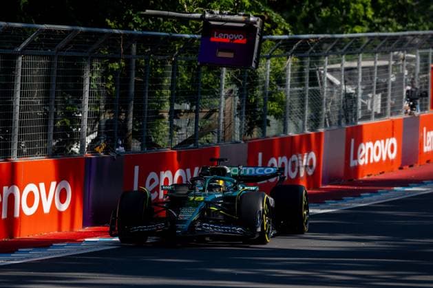 Lance Stroll Aston Martin Aramco Formula One Team, Canada, 18 in AMR25, CAN, Formula 1 World Championship, Canadian Grand Prix, Circuit Gilles Villeneuve, Qualifying, 2025 season, 14 06 2025 CAN, Formula 1 World Championship, Canadian Grand Prix, Circuit Gilles Villeneuve, Qualifying, 2025 season, 14 06 2025 Montreal Copyright: xEibner-Pressefoto MarcelxFischerx EP_MFI