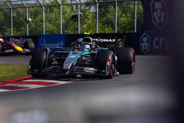 Kimi Antonelli Mercedes AMG Petronas F1 Team, Italy, 12 in W16, CAN, Formula 1 World Championship, Canadian Grand Prix, Circuit Gilles Villeneuve, Qualifying, 2025 season, 14 06 2025 CAN, Formula 1 World Championship, Canadian Grand Prix, Circuit Gilles Villeneuve, Qualifying, 2025 season, 14 06 2025 Montreal Copyright: xEibner-Pressefoto MarcelxFischerx EP_MFI