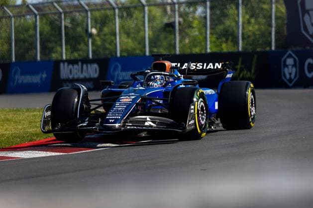 Alex Albon Atlassian Williams Racing, Thailand, 23 in FW47, CAN, Formula 1 World Championship, Canadian Grand Prix, Circuit Gilles Villeneuve, Qualifying, 2025 season, 14 06 2025 CAN, Formula 1 World Championship, Canadian Grand Prix, Circuit Gilles Villeneuve, Qualifying, 2025 season, 14 06 2025 Montreal Copyright: xEibner-Pressefoto MarcelxFischerx EP_MFI