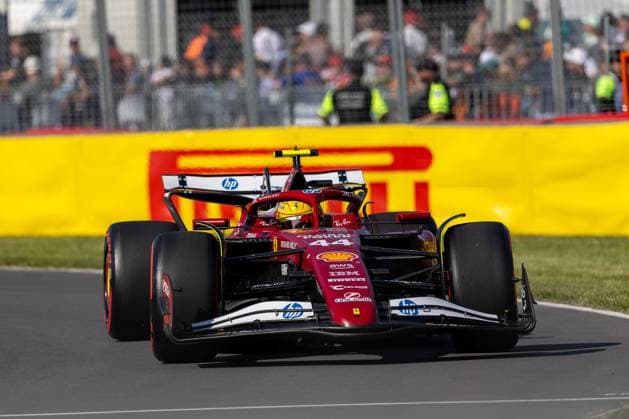 Lewis Hamilton Scuderia Ferrari HP F1 Team, Great Britain, 44 in SF 25, CAN, Formula 1 World Championship, Canadian Grand Prix, Circuit Gilles Villeneuve, Qualifying, 2025 season, 14 06 2025 CAN, Formula 1 World Championship, Canadian Grand Prix, Circuit Gilles Villeneuve, Qualifying, 2025 season, 14 06 2025 Montreal Copyright: xEibner-Pressefoto MarcelxFischerx EP_MFI