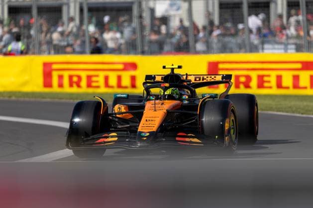 Lando Norris McLaren Formula 1 Team, Great Britain 04 in MCL39, CAN, Formula 1 World Championship, Canadian Grand Prix, Circuit Gilles Villeneuve, Qualifying, 2025 season, 14 06 2025 CAN, Formula 1 World Championship, Canadian Grand Prix, Circuit Gilles Villeneuve, Qualifying, 2025 season, 14 06 2025 Montreal Copyright: xEibner-Pressefoto MarcelxFischerx EP_MFI