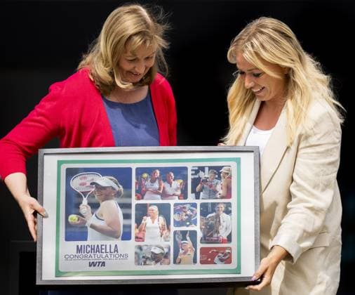 Tennis, WTA tournament in s Hertogenbosch, honour for Michaella Krajicek