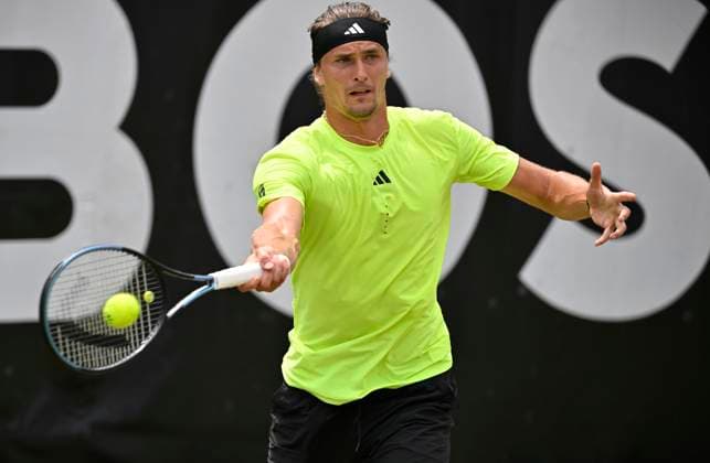 Tennis, ATP Tournament in Stuttgart, Final, Alexander Zverev - Taylor Fritz