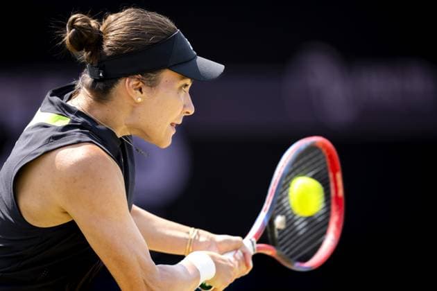 DEN BOSCH - Elena-Gabriela Ruse (ROU) in her match against Elise Mertens (BEL) during the final of the Libema Open tennis tournament. The grass tournament is part of the ATP, Tennis Herren and WTA, Tennis Damen circuit. ANP SANDER KING xVIxANPxSportx xxANPxIVx 529945069 originalFilename: 529945069.jpg