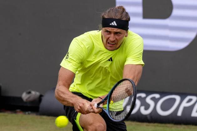 Alexander Zverev GER xettx, Germany, Stuttgart, 15 06 2025, Tennis, Boss Open, 2025, Final, A Zverev GER T Fritz USA , TC Weissenhof, Center Court