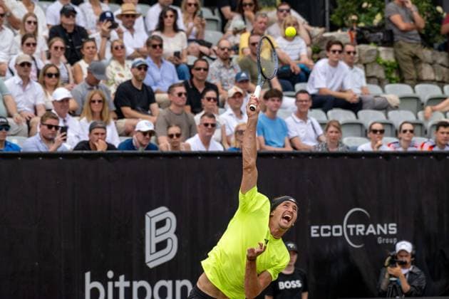 Alexander Zverev GER xettx, Germany, Stuttgart, 15 06 2025, Tennis, Boss Open, 2025, Final, A Zverev GER T Fritz USA , TC Weissenhof, Center Court