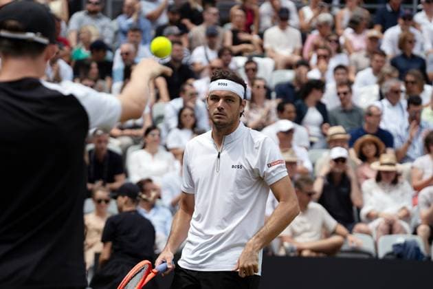 15 06 25 Tennis BOSS Open Stuttgart Weissenhof 2025 Germany, Stuttgart, 15 06 2025, Tennis, BOSS Open Stuttgart Weissenhof 2025 Taylor Fritz