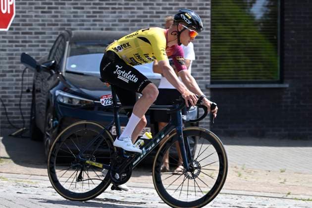 Elfstedenronde 2025 Cycling Race BRUGGE, BELGIUM - JUNE 15 : Stevens Daan (BEL) of Tarteletto - Isorex during the 43th edition of Elfstedenronde an UCI Class 1.1 one day cycling road race for Men Elite of 196 km with start in Brugge and finish in Brugge on June 15, 2025 in Brugge, Belgium, 15 06 2025 ( Motordriver Guy De Vuyst - Brugge Belgium  Copyright: xNicoxVereeckenx