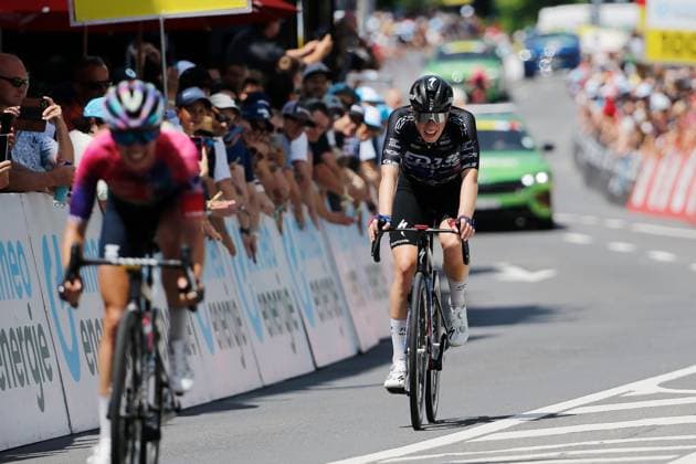 TDS Women Demi Vollering NED Team FDJ Suez 15 06 2025 Kuessnacht, SWITZERLAND, Tour de Suisse Women 4 Etappe Kuessnacht Kuessnacht Demi Vollering NED Team FDJ Suez