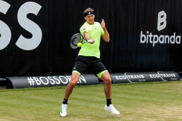 BOSS OPEN ATP250 15 06 2025 Alexander Zverev GER in match against Taylor Fritz USA BOSS OPEN ATP250 Stuttgart, Tennisclub Weissenhof on 15 06 2025 Copyright: xBEAUTIFULxSPORTS Wunderlx