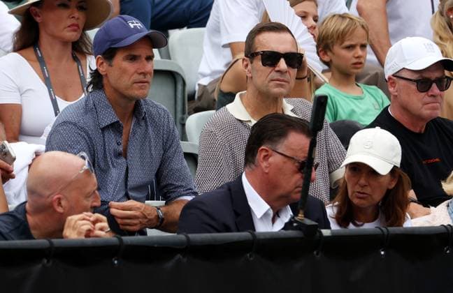 BAU Stuttgart Tennis , BOSS Open Final, f l Tommy Haas, Kai Pflaume