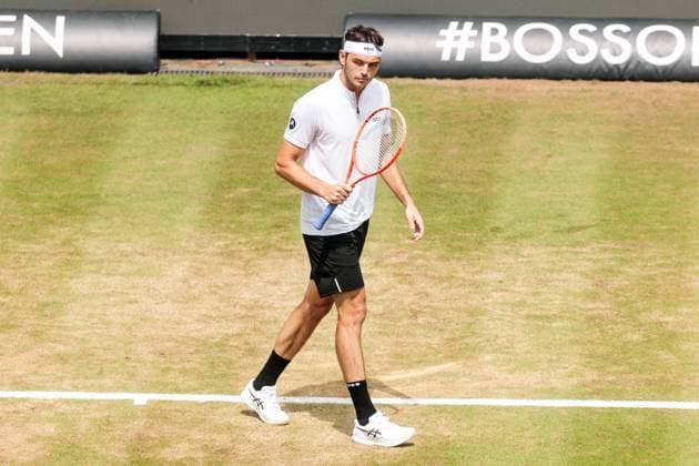 BOSS OPEN ATP250 15 06 2025 Taylor Fritz USA cheers in the match against Alexander Zverev GER BOSS OPEN ATP250 Stuttgart, Tennisclub Weissenhof on 15 06 2025 Copyright: xBEAUTIFULxSPORTS Wunderlx