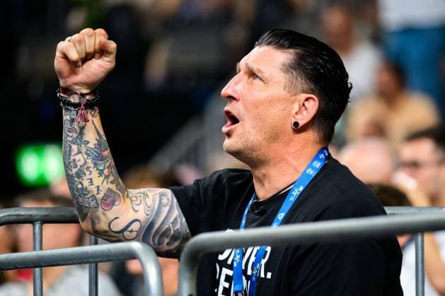 Cologne, Germany Handball EHF CL Final 4 Semifinal Fuechse Berlin HBC Nantes Stefan Kretzschmar Berlin Jubel Freude Emotion Koeln Lanxess Arena Nordrhein Westfalen Germany