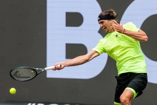 BOSS OPEN ATP250 15 06 2025 Alexander Zverev GER in match against Taylor Fritz USA BOSS OPEN ATP250 Stuttgart, Tennisclub Weissenhof on 15 06 2025 Copyright: xBEAUTIFULxSPORTS Wunderlx