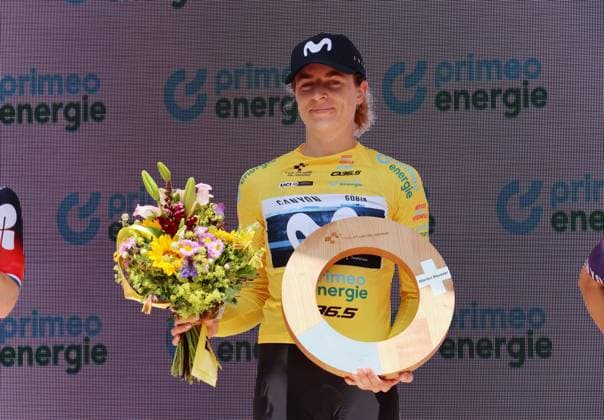 15 06 2025 Switzerland, Tour de Suisse Women 4 Eutappe Kuessnacht SZ Kuessnacht SZ,picture picture overall winner Marlen Reusser SUI Team Movistar Action