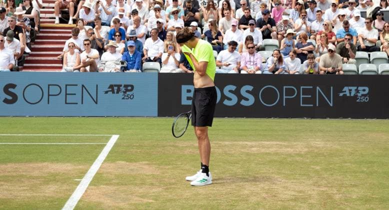 15 06 25 Tennis BOSS Open Stuttgart Weissenhof 2025 Germany, Stuttgart, 15 06 2025, Tennis, BOSS Open Stuttgart Weissenhof 2025 Alexander Zverev