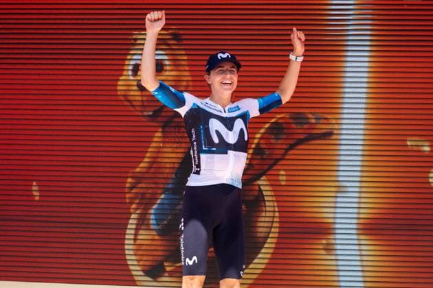 Küssnacht, Schweiz, June 15, 2025 REUSSER Marlen (MOVISTAR TEAM) wins the Stage 4, Tour de Suisse Women 2025 Host in Küssnacht SZ (Pascal von Büren SPP) Copyright: xPascalxvonxBürenx xSPPx spp-en-PaVoBSp-Pavo-TDS-Women-112