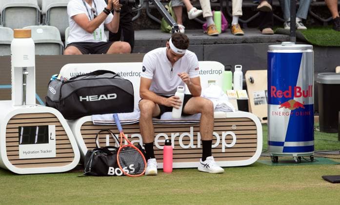 15 06 25 Tennis BOSS Open Stuttgart Weissenhof 2025 Germany, Stuttgart, 15 06 2025, Tennis, BOSS Open Stuttgart Weissenhof 2025 Taylor Fritz