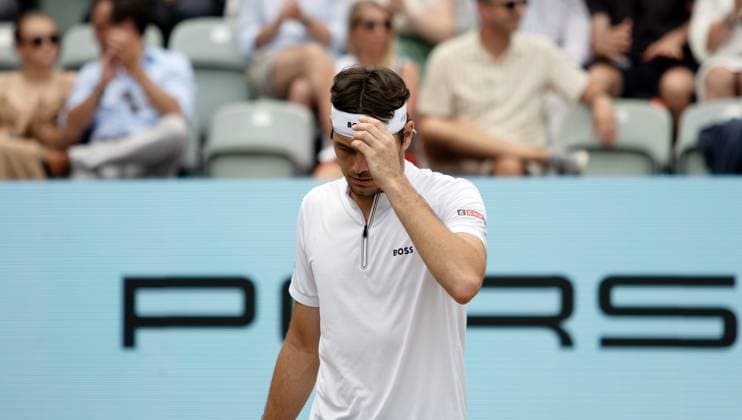 15 06 25 Tennis BOSS Open Stuttgart Weissenhof 2025 Germany, Stuttgart, 15 06 2025, Tennis, BOSS Open Stuttgart Weissenhof 2025 Taylor Fritz