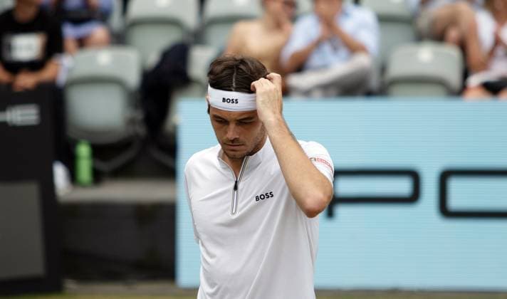15 06 25 Tennis BOSS Open Stuttgart Weissenhof 2025 Germany, Stuttgart, 15 06 2025, Tennis, BOSS Open Stuttgart Weissenhof 2025 Taylor Fritz