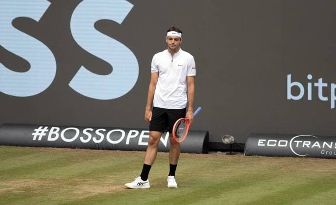 15 06 25 Tennis BOSS Open Stuttgart Weissenhof 2025 Germany, Stuttgart, 15 06 2025, Tennis, BOSS Open Stuttgart Weissenhof 2025 Taylor Fritz
