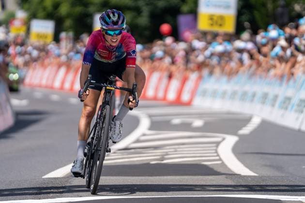Küssnacht, Schweiz, June 15, 2025 NIEWIADOMA Katarzyna Anna (CANYON SRAM ZONDACRYPTO) after the Stage 4, Tour de Suisse Women 2025 Host in Küssnacht SZ (Pascal von Büren SPP) Copyright: xPascalxvonxBürenx xSPPx spp-en-PaVoBSp-Pavo-TDS-Women-137