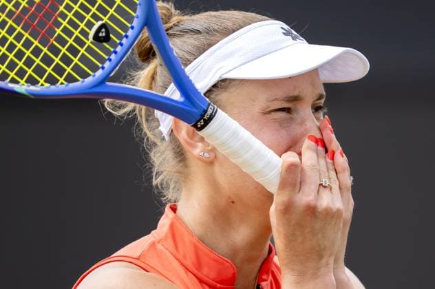 DEN BOSCH - Elise Mertens (BEL) wins the final of the Libema Open tennis tournament. The grass tournament is part of the ATP, Tennis Herren and WTA, Tennis Damen circuit. ANP SANDER KONING xVIxANPxSportx xxANPxIVx 529948345 originalFilename: 529948345.jpg