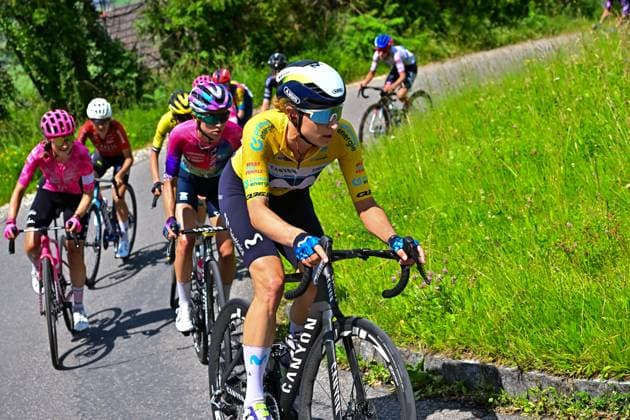 Marlen Reusser wins Tour de Suisse Women 2025 Marlen Reusser SUI Switzerland, Switzerland Moviestar Team wins stage 4 of the 5 Tour de Suisse Women 2025 UCI Women™s WorldTour 2025 on June 15, 2025 from Küssnacht to Küssnacht 129.4 kilometers overall victory