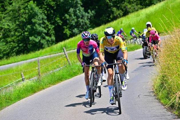 Marlen Reusser wins Tour de Suisse Women 2025 Marlen Reusser SUI Switzerland, Switzerland Moviestar Team wins stage 4 of the 5 Tour de Suisse Women 2025 UCI Women™s WorldTour 2025 on June 15, 2025 from Küssnacht to Küssnacht 129.4 kilometers overall victory