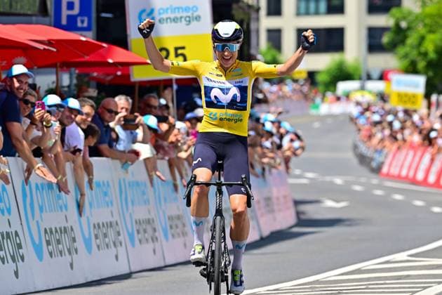 Marlen Reusser wins Tour de Suisse Women 2025 Marlen Reusser SUI Switzerland, Switzerland Moviestar Team wins stage 4 of the 5 Tour de Suisse Women 2025 UCI Women™s WorldTour 2025 on June 15, 2025 from Küssnacht to Küssnacht 129.4 kilometers overall victory