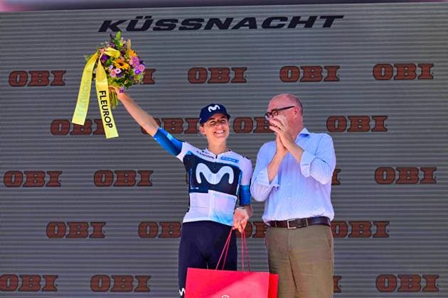 Marlen Reusser wins Tour de Suisse Women 2025 Marlen Reusser SUI Switzerland, Switzerland Moviestar Team wins stage 4 of the 5 Tour de Suisse Women 2025 UCI Women™s WorldTour 2025 on June 15, 2025 from Küssnacht to Küssnacht 129.4 kilometers overall victory