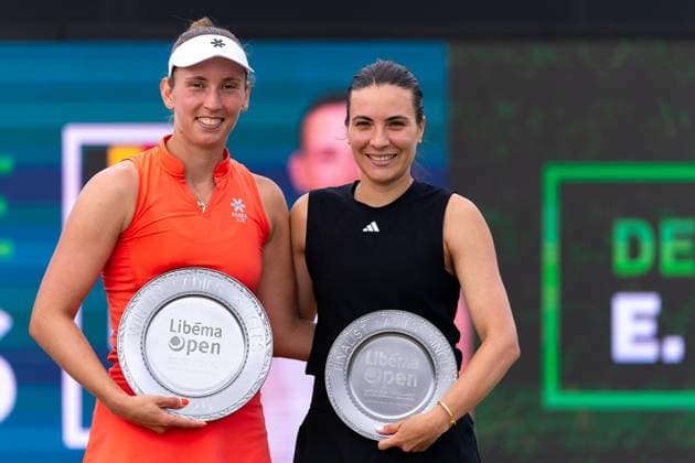 Tennis, WTA tournament in s Hertogenbosch, Elise Mertens - Elena-Gabriela Ruse