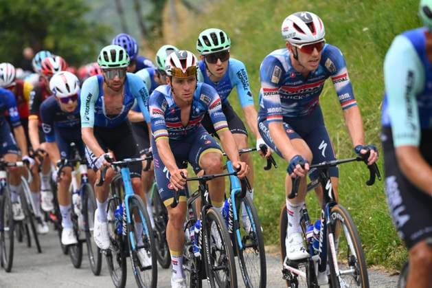 Criterium du Dauphine 2025 Stage 8 VAL-CENIS PLATEAU DU MONT-CENIS, FRANCE - JUNE 15 : Evenepoel Remco (BEL) of Soudal - Quick Step during stage 8 of the 77th edition of Criterium du Dauphine Libere an UCI World Tour 2.UWT cycling road race stage for Men Elite of 133.3 km with start in Val-d Arc and finish in Val-Cenis Plateau du Mont-Cenis on June 15, 2025 in Val-Cenis Plateau du Mont-Cenis, France, 15 06 2025 ( Motordriver Kenny Verfaillie - Val-Cenis Plateau du Mont-Cenis France  Copyright: xVincentxKalutx