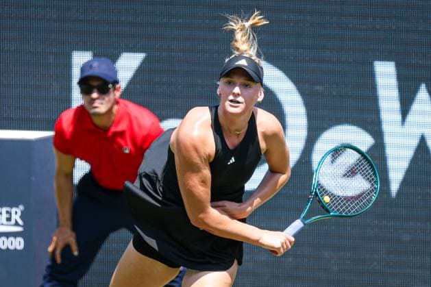 Ashlyn Krueger USA, Berlin Tennis Open by HYLO 2025, Berlin, LTTC Rot Weiß , 15 06 2025, Copyright: xClaudioxGärtnerx
