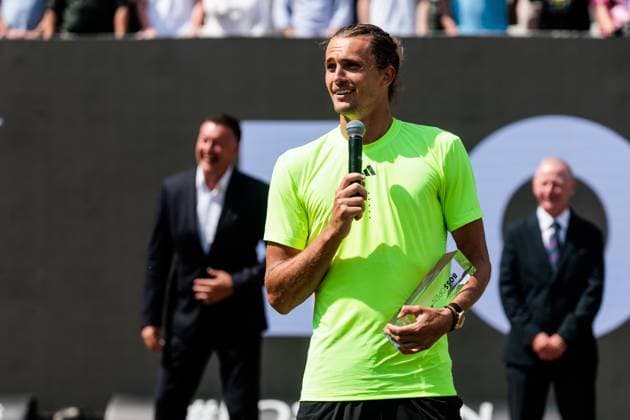 BOSS OPEN ATP250 15 06 2025 Runner Up of the BOSS OPEN 2025 Alexander Zverev GER , 2nd place, final, defeat BOSS OPEN ATP250 Stuttgart, Tennisclub Weissenhof on 15 06 2025 Copyright: xBEAUTIFULxSPORTS Wunderlx