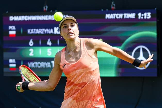 Viktoriya Tomova BUL, Berlin Tennis Open by HYLO 2025, Berlin, LTTC Rot Weiß , 15 06 2025, Copyright: xClaudioxGärtnerx