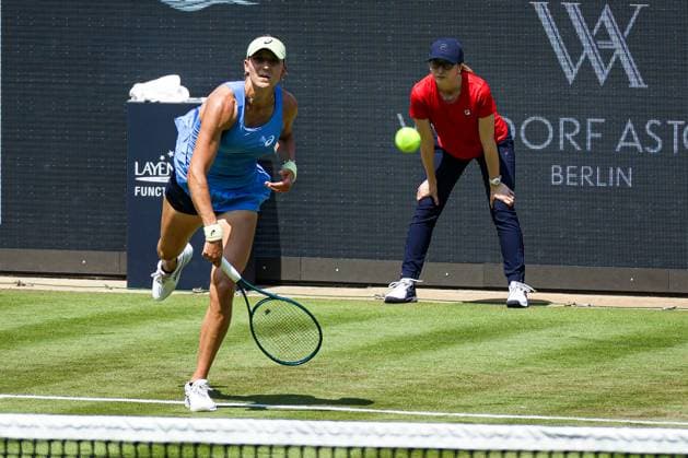 Rebeka Masarova SUI, Berlin Tennis Open by HYLO 2025, Berlin, LTTC Rot Weiß , 15 06 2025, Copyright: xClaudioxGärtnerx