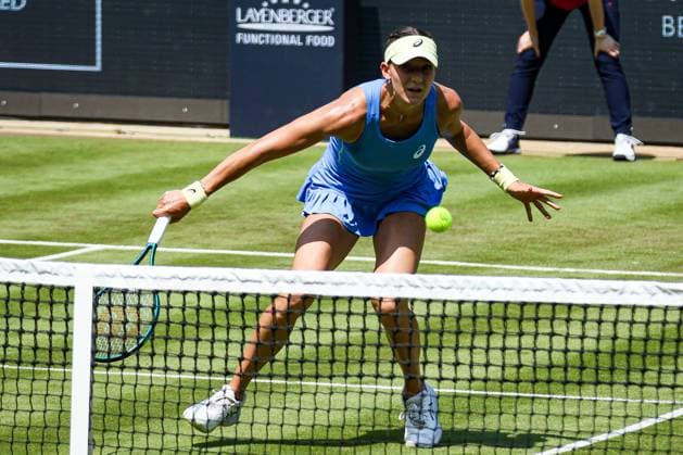 Rebeka Masarova SUI, Berlin Tennis Open by HYLO 2025, Berlin, LTTC Rot Weiß , 15 06 2025, Copyright: xClaudioxGärtnerx