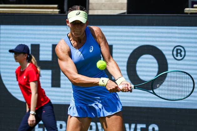 Rebeka Masarova SUI, Berlin Tennis Open by HYLO 2025, Berlin, LTTC Rot Weiß , 15 06 2025, Copyright: xClaudioxGärtnerx